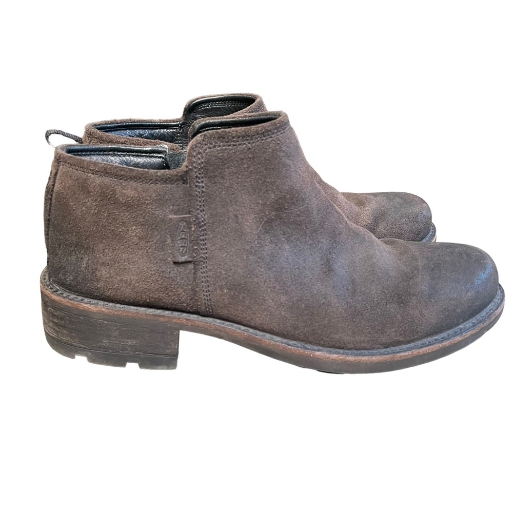 Keen Women's Oregon City Low Height Casual Zip Ankle Boots Gaucho Brown Size 10